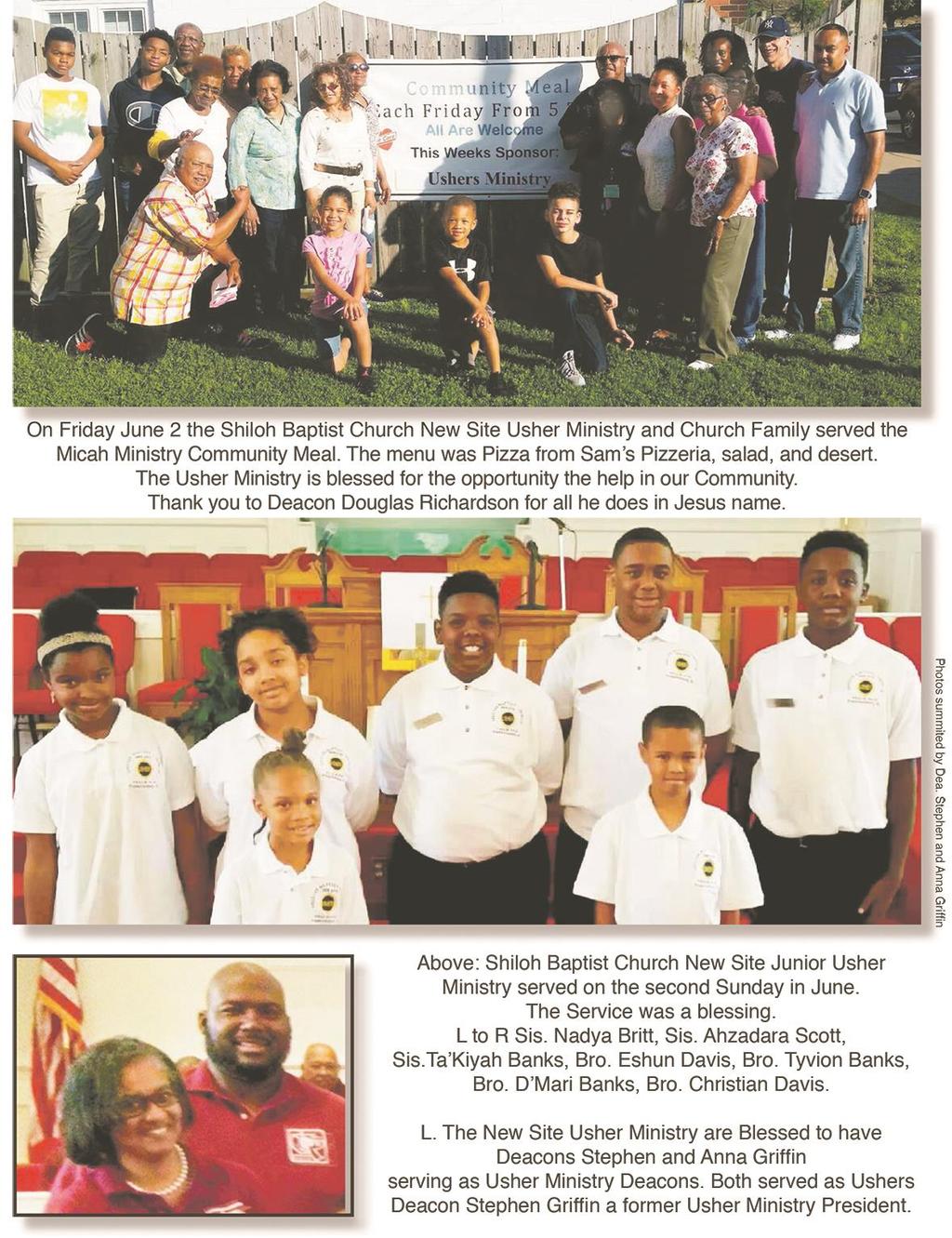 Page 6 Usher Ministry