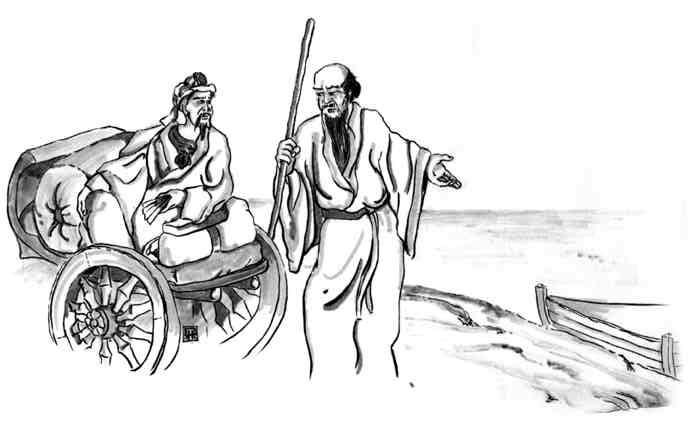 Early next morning Sun Li awoke with a start! The old man was already greeting a company that had arrived at the river s edge. Sun Li could see that it was the prince of the Great City!