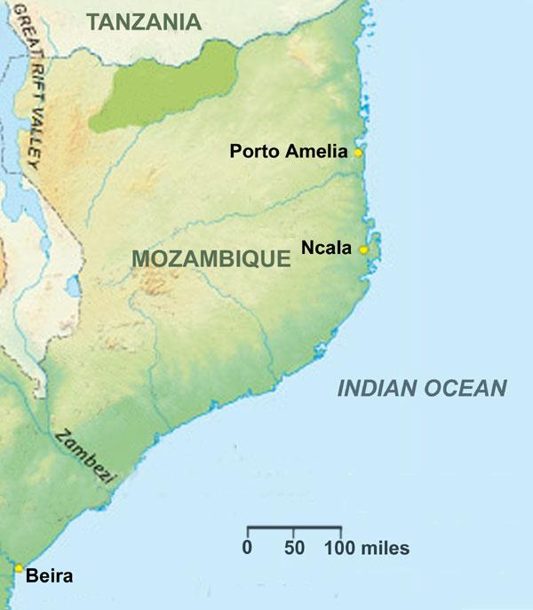ACTIVITY: Shipwreck CASE: GSAF 1971.04.00 / SA-209 DATE: Late April 1971 LOCATION: The incident took place in the Indian Ocean about 240 miles northeast of Beira, Mozambique.
