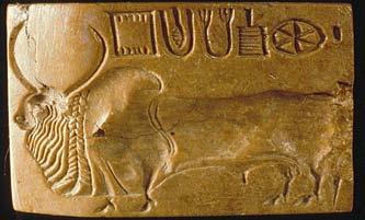 an antelpope or goat, a hare, and an eagle. Human figures on the seals are not executed with equal skill.
