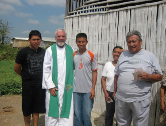 The ratio of priest to parishioner in the USA is estimated at 1:1500 while in Ecuador there is 1:25,000. In parts of Ecuador there is no presence of a Catholic priest.