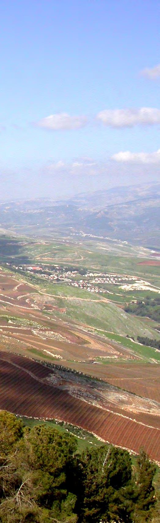 Upper Galilee Region Golan Heights Day 4/ Fri 20th April Safed - up into the hills of Galilee to