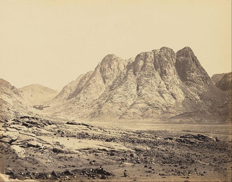 The actual identity and location of Mount Horeb, aka Mount Sinai, is not known.