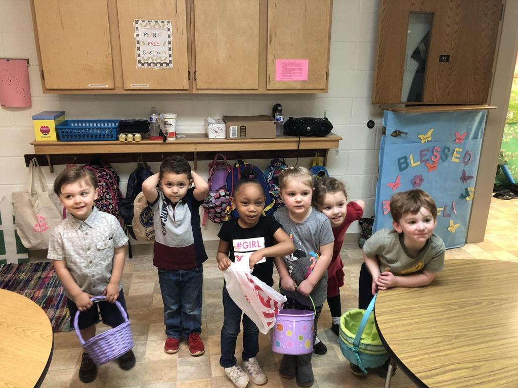 information and links to forms needed to register. www.fpcdouglasville.org/seedsoffaith. Our preschool celebrated Easter with parties and of course Egg Hunts.
