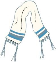 There are two types of tallit: Make tassels on the corners of your garments and put a blue cord on each tassel.