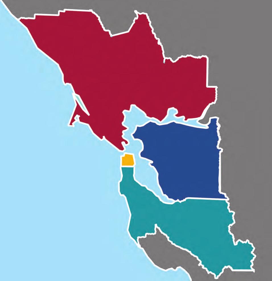 PRINT DISTRIBUTION North Bay 15% San Francisco 27% East Bay 25% Peninsula/South Bay 28% Outside