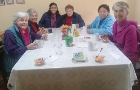 MONTH OF AUGUST THE UNFORGETABLE VISITS FROM OUR SISTERS We began the month of August with the wonderful visits from our Sisters: Mary McGlone, Theresa Kvale and Teresa Avalos.