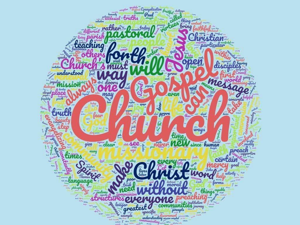 Evangelii Gaudium The Joy of the Gospel Chapter 1 The Church s Missionary Transformation Submitted by Ellen Bachman and Sharon O Brien Overview In our day Jesus s command to go and make disciples