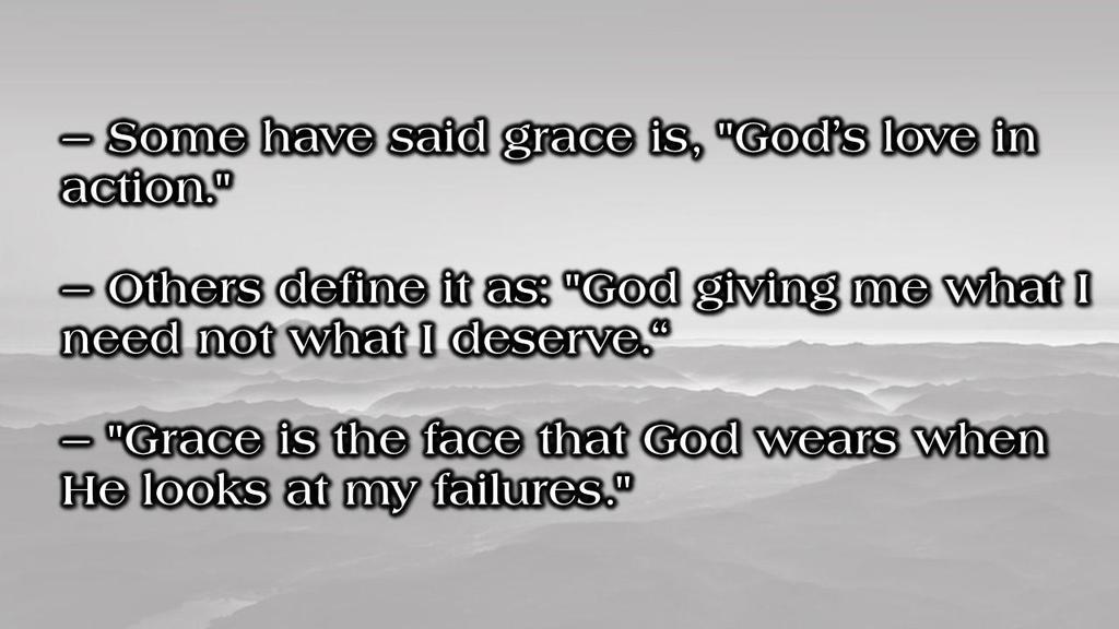 " Others define it as: "God giving me what I