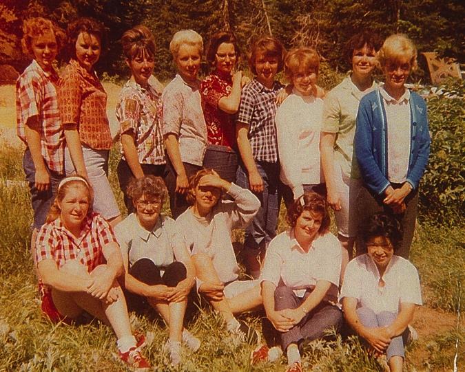 Finally after much preparation, approximately 20 to 30 women along with their young daughters went to Tanner s Flat campground in Little Cottonwood Tanner s Flat Campground, 1964 Canyon in August