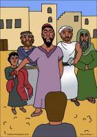 Even though they didn t do anything wrong, the Christians who lived in the city of Jerusalem became afraid