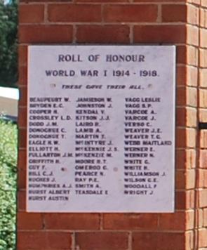 C. J. Hill is also remembered on the Hillston War memorial at Hillston Memorial Park located at High Street, Hillston, NSW.