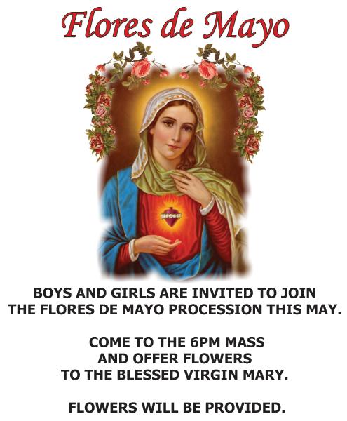 May 6, 2018 Parish Announcement Continuing Catholic Development Santuario de San Antonio Parish, Forbes Park, Makati City Tel. No.