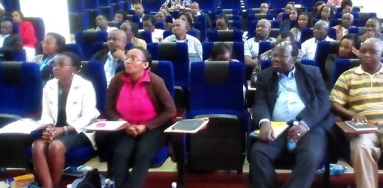 Sept 19 - Sept 25 ISSUE 32 2014 DAYSTAR UNIVERSITY Human Resource Department Holds Induction for New Employees Faculty and staff listen attentively to the Vice Chancellor during the training Daystar