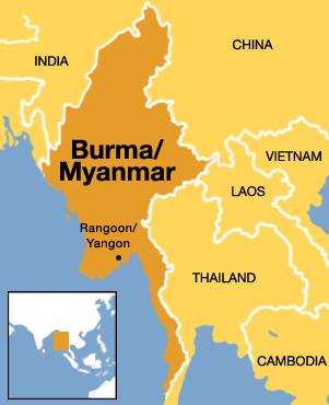 General Info about Burma Population: About 55 million people as of July 2017 Area: 676,578 km 2 (slightly smaller than Texas) Capital: Pyinmana/Naypyidaw Leadership: Htin Kyaw, President, and Aung