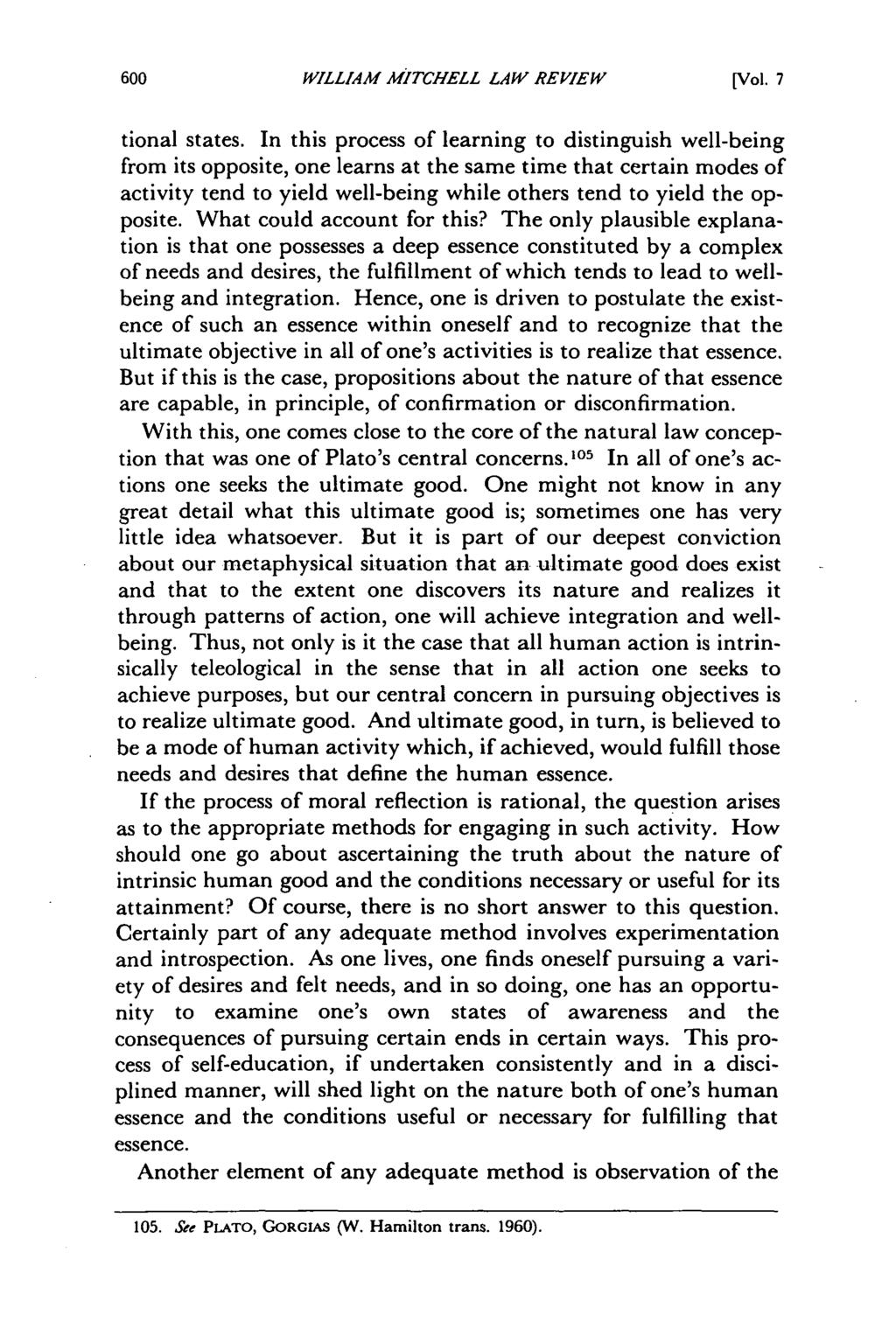 William Mitchell Law Review, Vol. 7, Iss. 3 [1981], Art. 1 WILLIAM MITCHELL LAW REVIEW [Vol. 7 tional states.