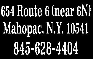 MAHOPAC Pools Supplies Repairs 245-5355 Route 6, Yorktown Heights