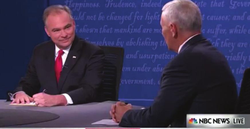 Later in the debate, when the issue of the Iran nuclear program came up again, Pence criticized Kaine for boycotting Israeli Prime Minister Benjamin Netanyahu s address to a joint session of Congress