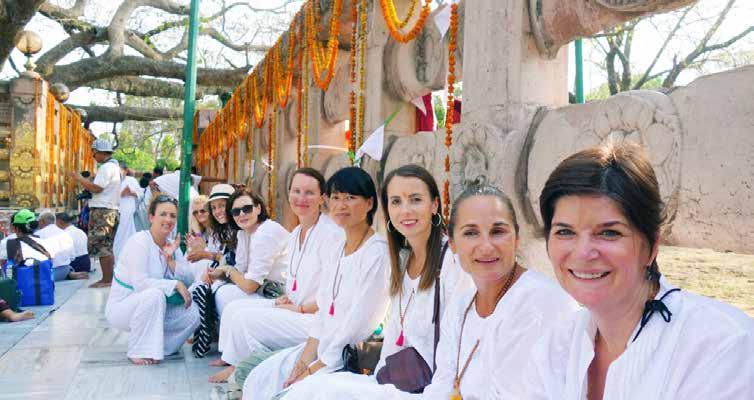 DAY 9 DAY 10 Stay - Bodhgaya @ Oaks Hotel Activities - Yoga/Meditation, Mahabodhi Temple, Farewell Lunch & Free Time & Lunch Activities - Meditation & Closing Goddess Circle Travel - Flight to Delhi
