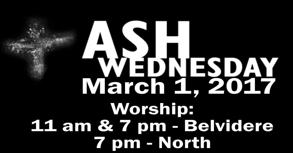 Ash Wednesday marks the first day of Lent. On this day, pastors use ashes to make a cross on parishioners foreheads or left hand.