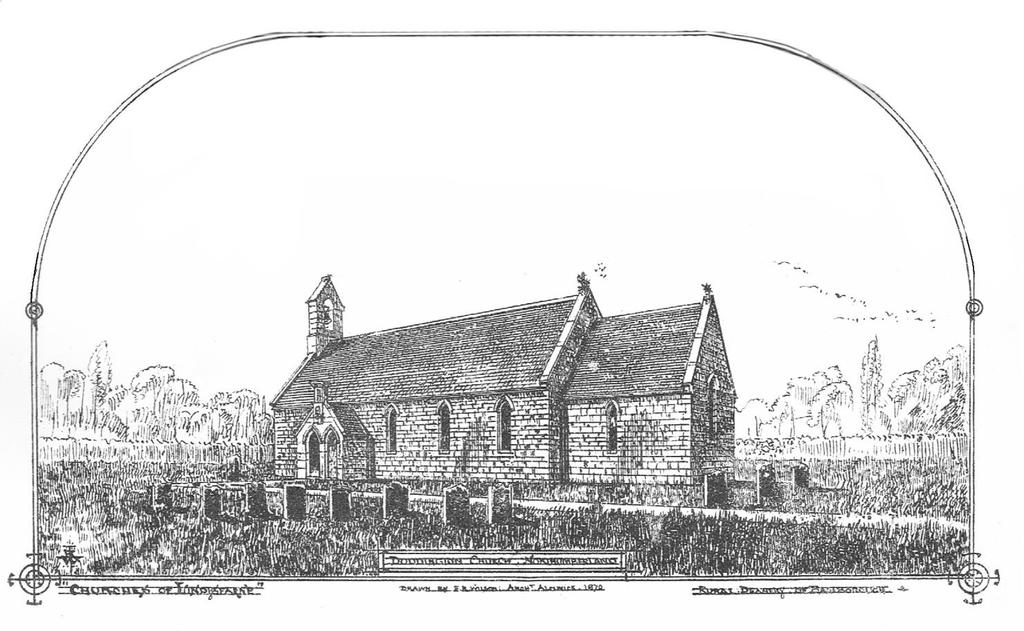 Drawing and Plan of the church as