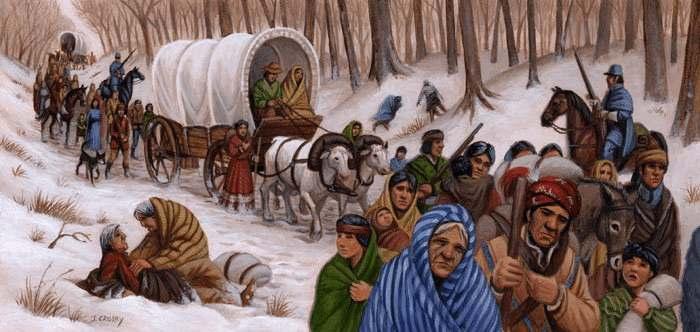 The Trail of Tears Joseph Herrin (05-22-09) Philippians 1:29-30 For to you it has been granted for Christ's sake, not only to believe in Him, but also to suffer for His sake, experiencing the same
