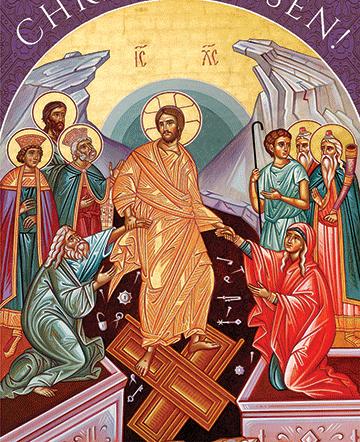 The Vigil also brings into our community those newly baptized who proceed joyfully with us into April. STEWARDSHIP SAINT for April Indeed, April is the most glorious of months. Christ is risen!