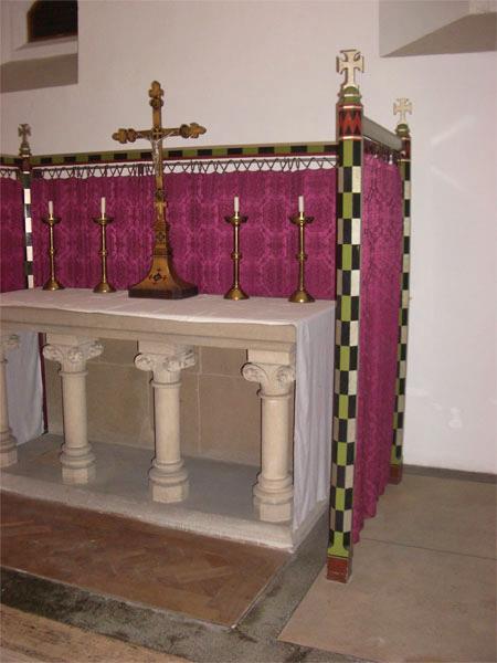 The St Barnabas Cathedral crypt altar (Image: Brian Andrews) To be continued.