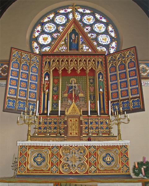 Pugin s Altars & Altarpieces (Part 3) So far we have examined the form and structure of medieval altars and altarpieces, noting how this was one area in which Pugin departed from his fidelity to