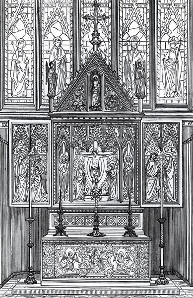 13 The altar itself was based firmly on the high altar of Cologne Cathedral (See image in Newsletter 85, Autumn 2014, p. 14). the first edition of 1836.