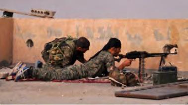 4 Deir ez-zor area The SDF forces mop up the east bank of the Euphrates River On December 3, 2017, the SDF forces announced that their fighters had mopped up the rural area east of Deir ez-zor, on