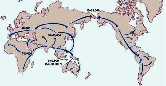 Human Migration The Ancient World Stone Age: 2.