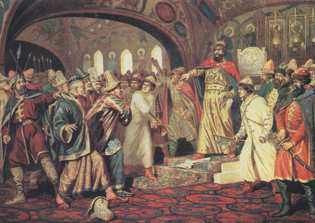 Ivan III Tearing the