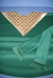 Sacred Vestments & Liturgical Colors Green: A symbol of hope and growth, green is the color of Ordinary Time to
