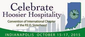 Going to Indianapolis in October? By Nancy Williams, Utah State President The biannual Convention of International Chapter P.E.O. will be held October 15-17 in Indianapolis, Indiana.