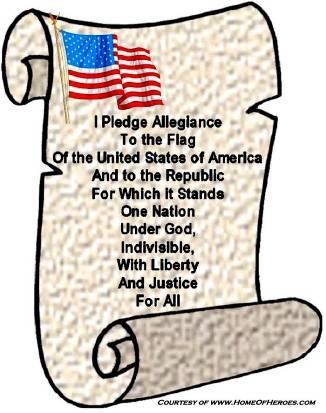 The pledge was written as part of the quadricentennial (400 th year) celebration of Columbus Day 1892.