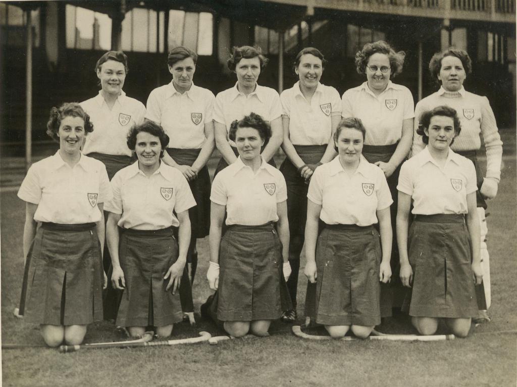 England Women s Hockey Team 1946 Marjorie