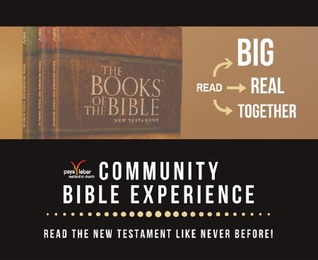 COMMUNITY BIBLE EXPERIENCE (CBE) Read The New Testament Like Never Before! READ BIG...READ REAL.