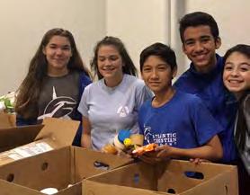 They sorted, boxed, and essentially rescued 4,500 pounds of food.