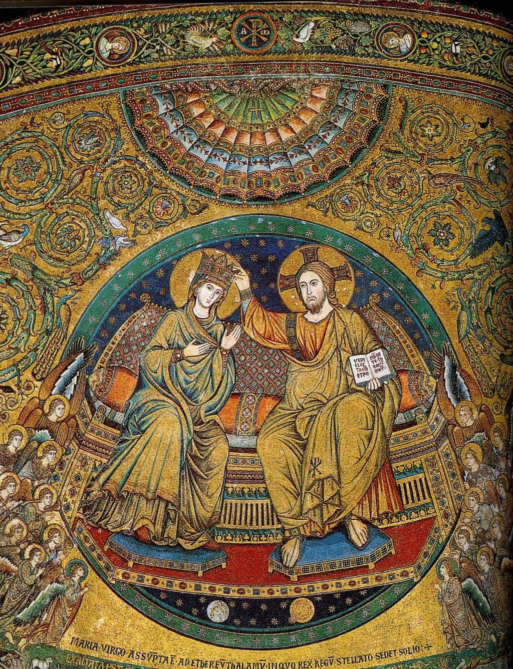 Christ and Virgin in