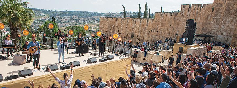 TBN-HILLSONG HOLY LAND TOUR Over 1,200 friends and partners joined TBN in late April for an exciting tour of Israel and the Holy Land, featuring the Hillsong United worship team and the ministry of