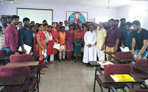 Marriage Preparation Course (MPC): 11-08-2018 MSFS Dhyanashram conducted the Marriage Preparation Course IV on 11 th August 2018, at White House, Chinna Waltair, Vizag.