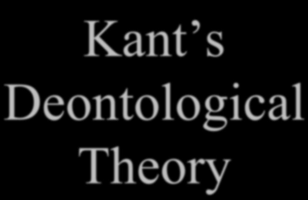 Kant s