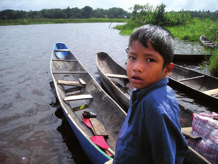 Children in rural Guyana must row long distances in dugout canoes to get to school. The Need Guyana s natural beauty proclaims the glory of God.