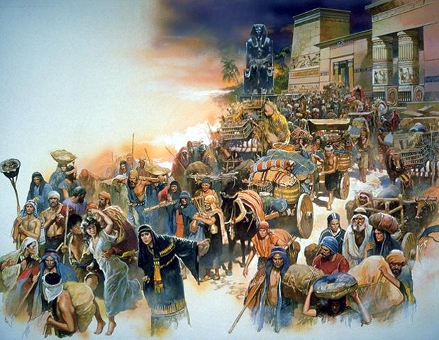 The Exodus Out Of Egypt Now the children of Israel had done according to the word of
