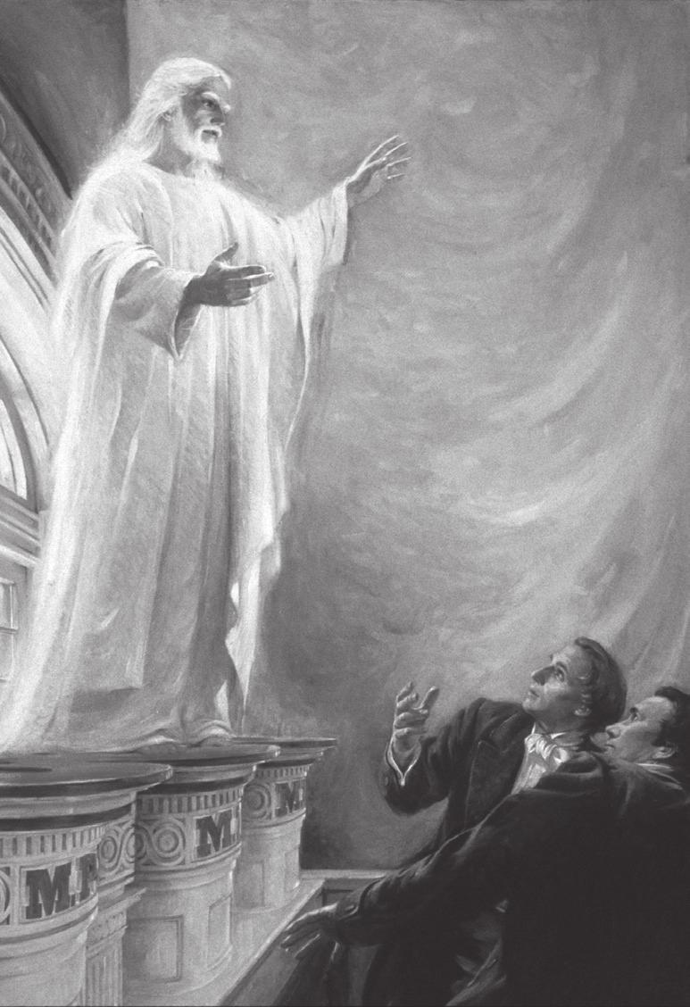 Walter Rane, Jesus Christ Appears to the Prophet Joseph Smith and Oliver Cowdery, 2003 Intellectual Reserve, Inc.
