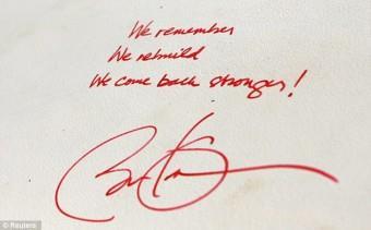 President Obama writes