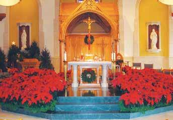 Our St. Mary on the Hill parish family is certainly blessed by the beautiful decorations seen in our church, particularly during the Christmas and Easter seasons.