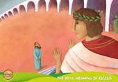 Jesus was praying but He was arrested and led away. Pilate washed his hands of the whole affair.