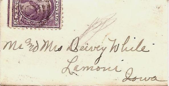 The cover produced by Crane s measures 2 15/16 inch by 1 ½ inch. Even the stamp, a 3 George Washington (Scott #502?